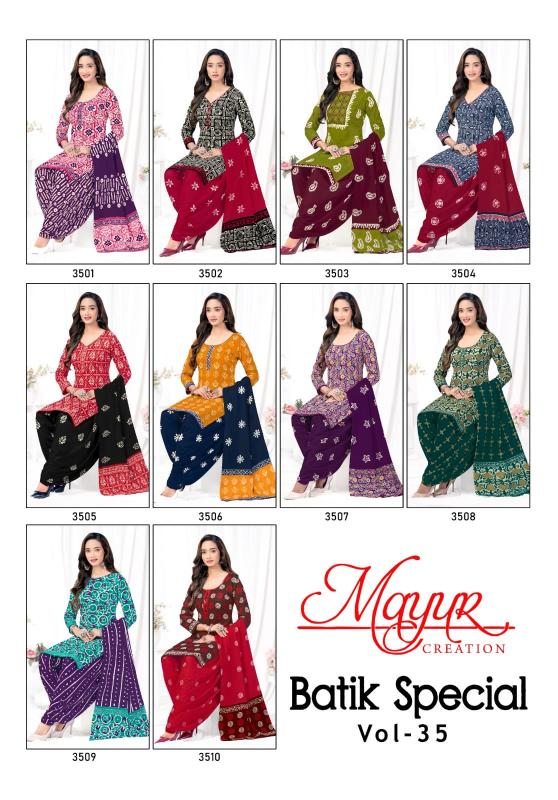 Mayur batik vol 35 dress material wholesale in chennai